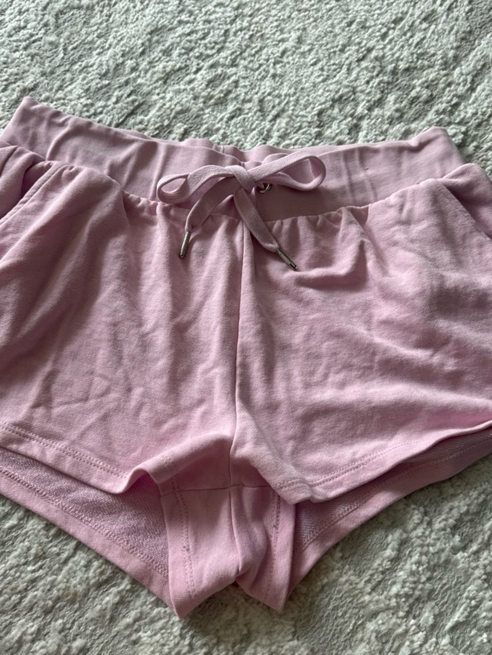 H&M Pink Drawstring Lounge Shorts